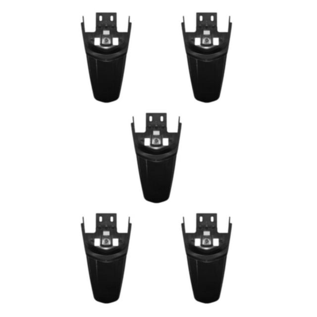 relayinert Motocross Rear Mudguard Made With Plastic Easy To Install High Performance black 5Set