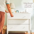thumbnail image 5 of Little Seeds Clover 3-Drawer Dresser, True White, 5 of 15
