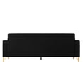 thumbnail image 6 of New Luxury Velvet Sofa for Living Room with Gold Accents - Modern 3-Seat Couch with Plush Cushions, Perfect for Living Room and Office Decor, 6 of 9