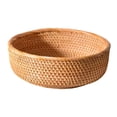 thumbnail image 4 of Cesta de ratán, cesta de almacenamiento, cesta para servir alimentos, bandeja decorativa para servir Medio, 4 of 9