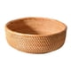 thumbnail image 4 of Cesta de ratán redonda decorativa para almacenar pan y verduras. Medio, 4 of 9