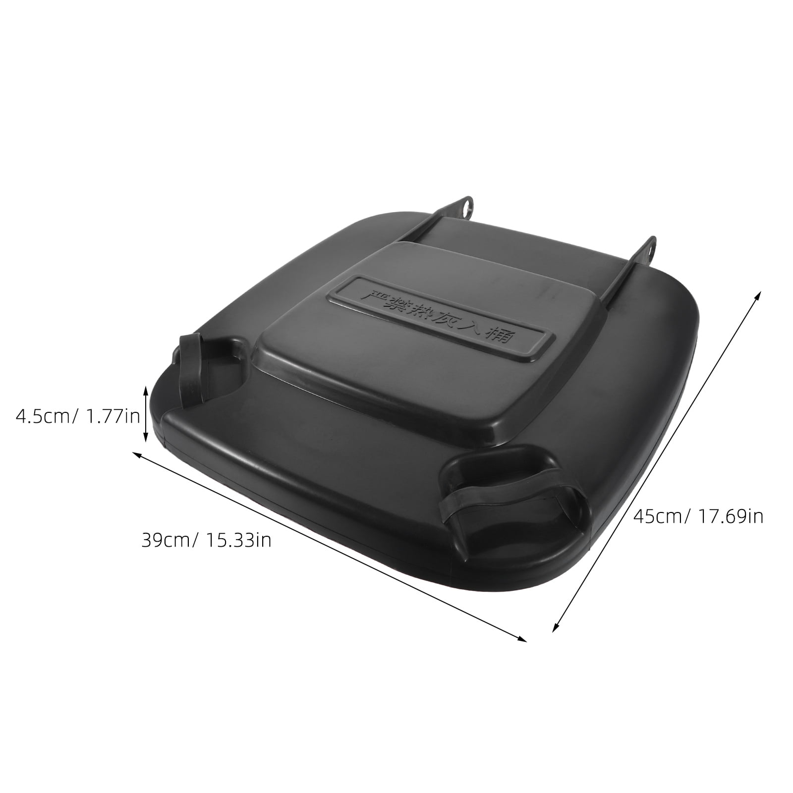 Plastic Garbage Can Lid Replacement Tall Trash Bins Flip Cover Large Waste Bin Lid For Kitchen Garden And Outdoor Waste Management 50L