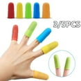 thumbnail image 4 of 3/5 Pcs Protège-Doigts en Silicone Housse de Manchon Anti-Coupure Résistant à la Chaleur Cuisine, 4 of 6