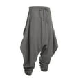 thumbnail image 4 of Kakii Men's Harem Pants Loose Stretchy Waist Casual Hippie Trousers, 4 of 5