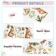 thumbnail image 4 of Dailycode Cotton Pajama Set Snug Fit Long Sleeve Top and Pants for 18M-8Y Cute Rabbits and Flowers, 4 of 7
