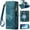 Blue, variant on CaseMe Leather Case for iPhone 17 Pro,2 in 1 Detachable Wallet Case with 8-Card Holder Zipper Bills Slot,Magnetic Shockproof Flip Leather Cover Zipper Pocket Phone Cases,Pink,For iPhone 17 Pro