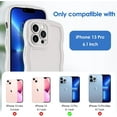 thumbnail image 6 of Case for iPhone 13 Pro Max Case Wave, Curly Frame Design for Women Girls, Cute Wavy Solid Color Aesthetic Phone Case Soft Flexible TPU Shockproof Full-Body Protective Case Cover 6.7" - Grey, 6 of 12