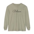 thumbnail image 3 of TSmartArt @ Walmart. Believe Achieve. Women's Long-Sleeve T-Shirt. Adults M-3XL, 3 of 4