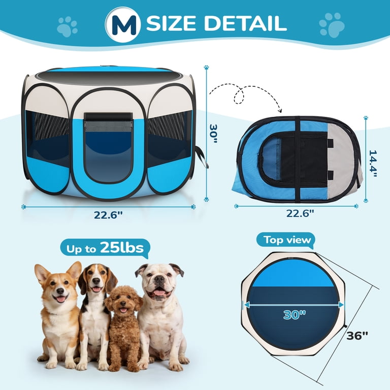 BEBANG Pop Up Cat Playpen With 8 Mesh Panels photo 6