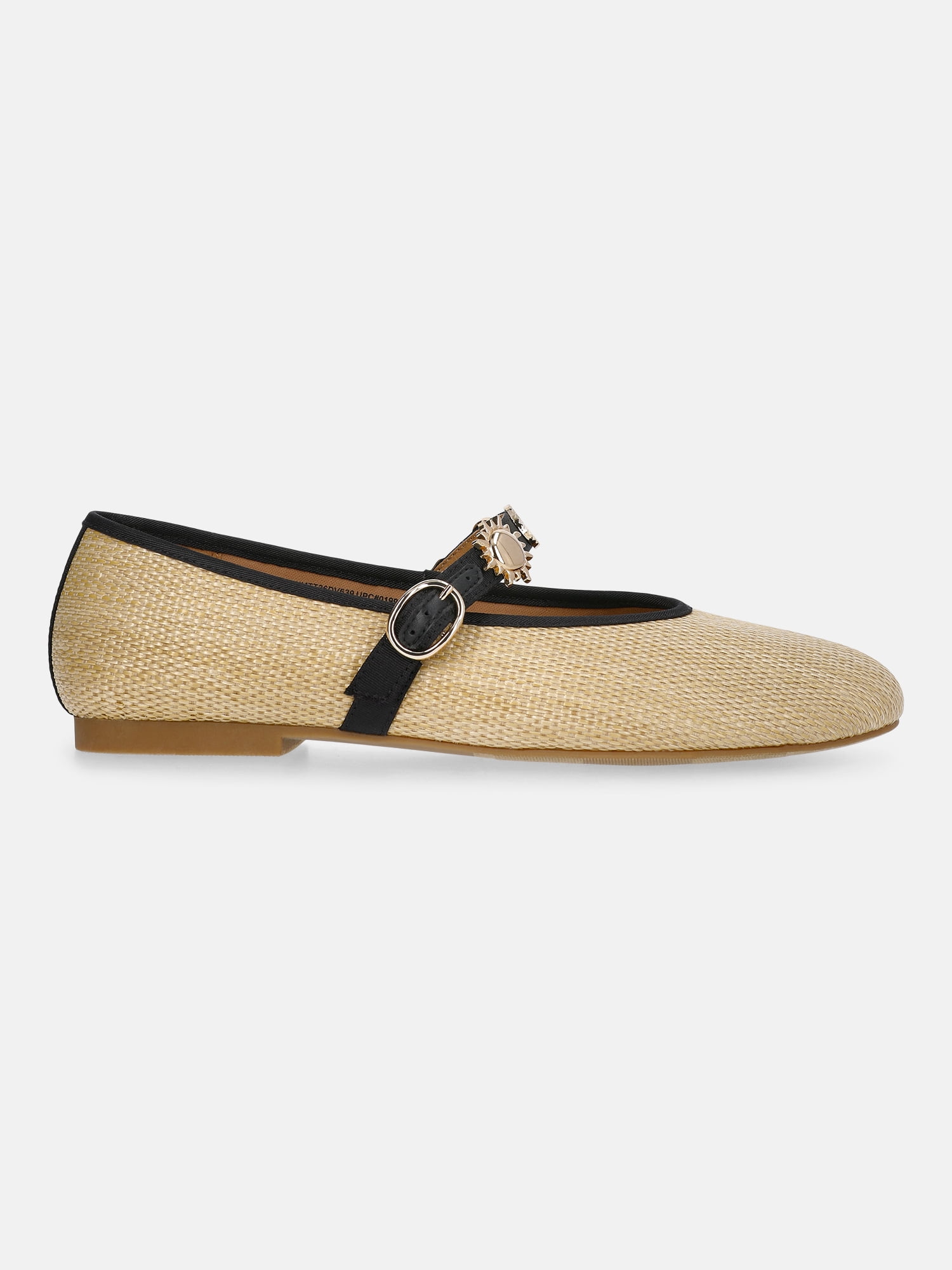 Time and Tru Women's Mary Jane Flats with Charm Strap