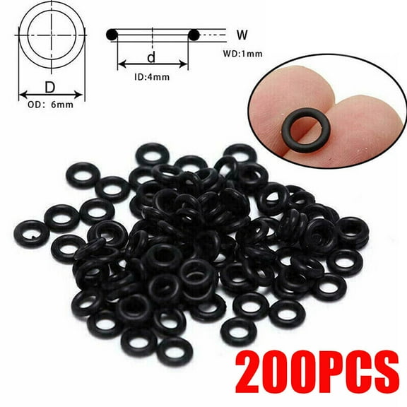 200PCS Archery Arrow O-Rings OD1/4 Inch for Point Tips Broadheads Replacement USA