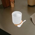 thumbnail image 3 of MOVTOTOP Ceramic Seasoning Bowl with Lid and Spoon Salt Storage Container Seasoning Container Ceramic Condiment Container Sugar Container 300ML, 3 of 7