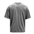 thumbnail image 4 of Men's Corduroy Crew Neck Short Sleeve T-Shirt, Loose Fit Casual Summer Textured Top, Fashion Streetwear 2XL, 4 of 6