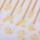 thumbnail image 3 of Collares con colgante de letra inicial de A-Z para mujer, joyería de acero inoxidable, regalos Bff, artículos baratos con envío gratis, 3 of 4
