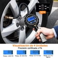 thumbnail image 3 of Manómetro Digital de Presión para llantas, 3-200PSI Medidor de Presión de Neumáticos con Pantalla LCD, Manguera y Acoplador, Calibrador de Llantas Profesional para Coche Motocicletas Camión, 3 of 7