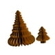 thumbnail image 4 of 2 Adornos Navideños de Papel en Miniatura para Árbol de Navidad, Estilo Vintage, Regalo Festivo Amarillo, 4 of 9