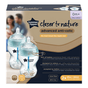 TT AAC BOTTLE 2PK 9OZ BOY