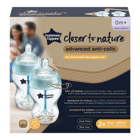 TT AAC BOTTLE 2PK 9OZ BOY