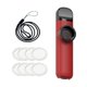 thumbnail image 1 of Flauta Kazoo con diafragma de flauta Kazoo fácil de tocar y cordón para amantes de la música Rojo, 1 of 9