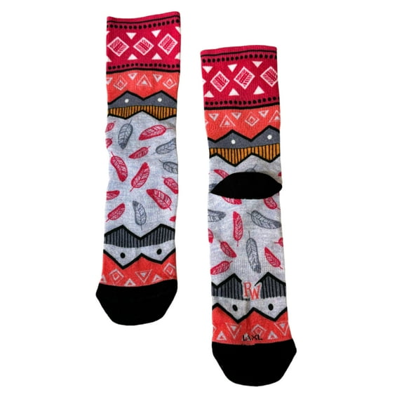 Women's Multicolor Western Cotton Poly Socks