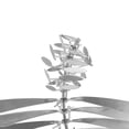 thumbnail image 2 of Humanoid Windmill,Stainless Steel Rotating Windmill Wind Braking Figurine Humanoid Rotating Windmill Home and Office Ornament, 2 of 9