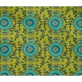 thumbnail image 4 of oneOone Cotton Flex Fabric Leaves & Floral Block Printed Craft Fabric BTY 40 Inch Wide, 4 of 4