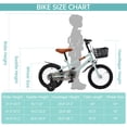 thumbnail image 3 of Kids Bike, 14 16 18 Inch Children Bikes for Boys Girls Age 3-7 Years with Training Wheels, Handbrake, Basket, Kids Bicycle Cyan/Red, 3 of 12