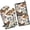 Vintage Butterfly-1, variant on Vintage Butterfly and Flower Kitchen Oven Mitt and Pot Holder Sets 2 Pcs for Baking, Cooking and Grilling, Heat Resistant Up To 392 °F