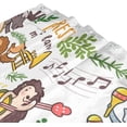 thumbnail image 3 of Coolnut Forest Animals Playing Music Bath Shower Curtain Liners 66x72in 100% Polyester Waterproof with Curtain Hook, 3 of 6