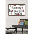 thumbnail image 2 of Hello Kitty: 17 Holiday - Happy Holidays Wall Poster, 22.375" x 34" Framed, 2 of 4