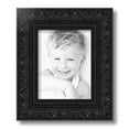 thumbnail image 2 of ArtToFrames 7" x 9" Majestic Black Picture Frame, 7x9 inch Black Wood Poster Frame (WOM-5120),  Pack, 2 of 7