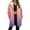 Pink, variant on ZUKMRJPC Womens Long Hoodies Full Zip Up Gradient Color Casual Hooded Jackets Winter Warm Comfy Fleece Long Coats with Pockets