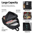 thumbnail image 6 of Ninjago Backpack Casual backpack duffel bag combo three-piece set pocket duffel bag, Black, One Size, 6 of 9