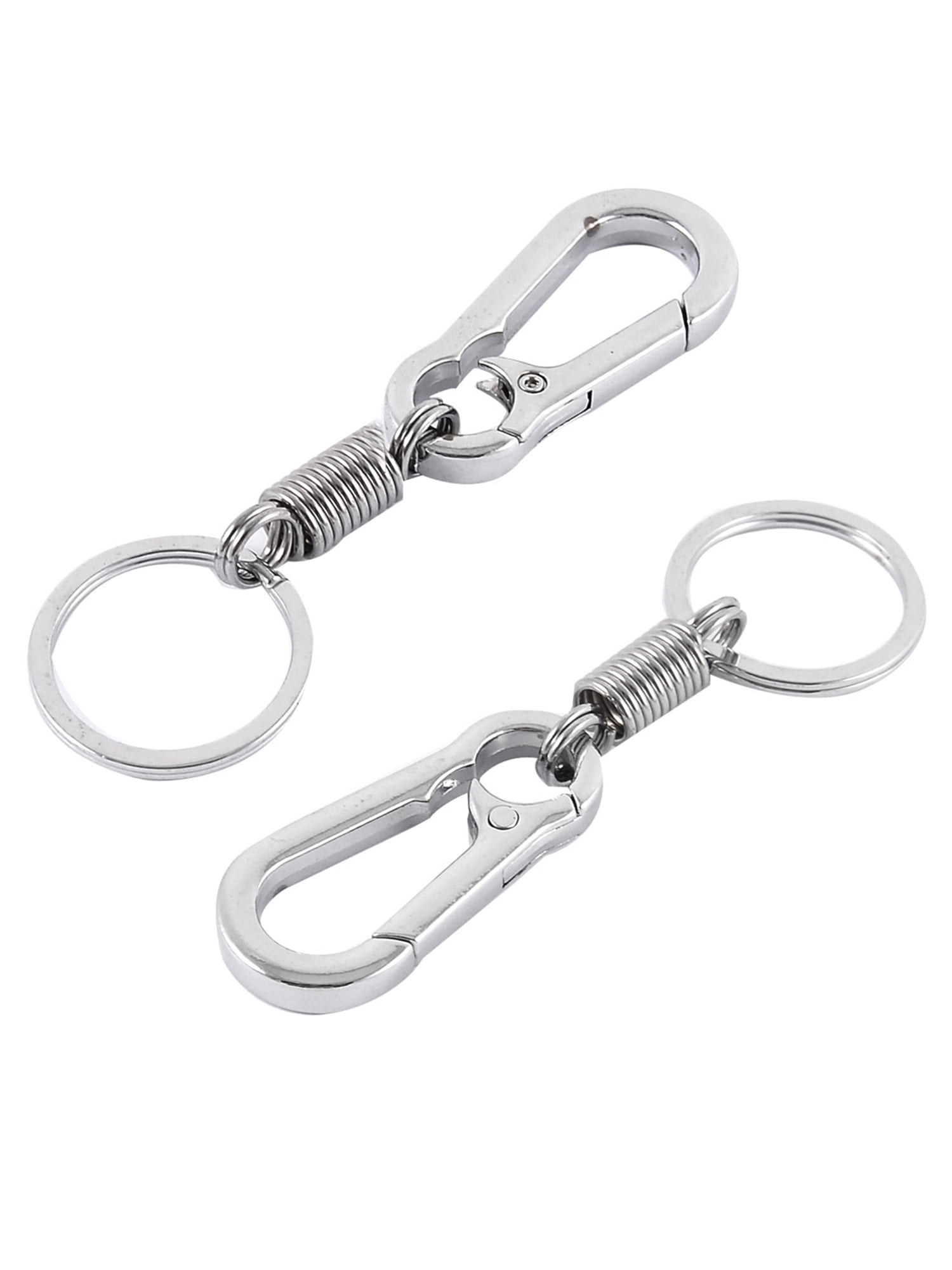 Carabiner Key Ring Metal Spring Locking Clip Chain Key Holder Accessory EDC I2G2 