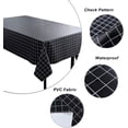 thumbnail image 2 of White Table Cloth Waterproof Oil-Proof Pvc Table Cover, Heavy Duty Easy Clean Wipeable Tablecloth For Outdoor Picnic/Kitchen Dining/Cafe Restaurant, 2 of 7
