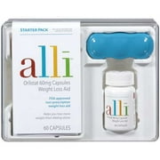 Angle View: alli Diet Weight Loss Pills 60mg, Starter Pack, 60 Ct