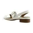 thumbnail image 3 of Naturalizer Meesha Women's Sandals Satin Pearl White Leather Size 7.5 W, 3 of 8