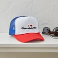 thumbnail image 4 of CafePress - I Love Chocolate Milk - Adjustable Unisex Printed Trucker Hat with Mesh Back, 4 of 10