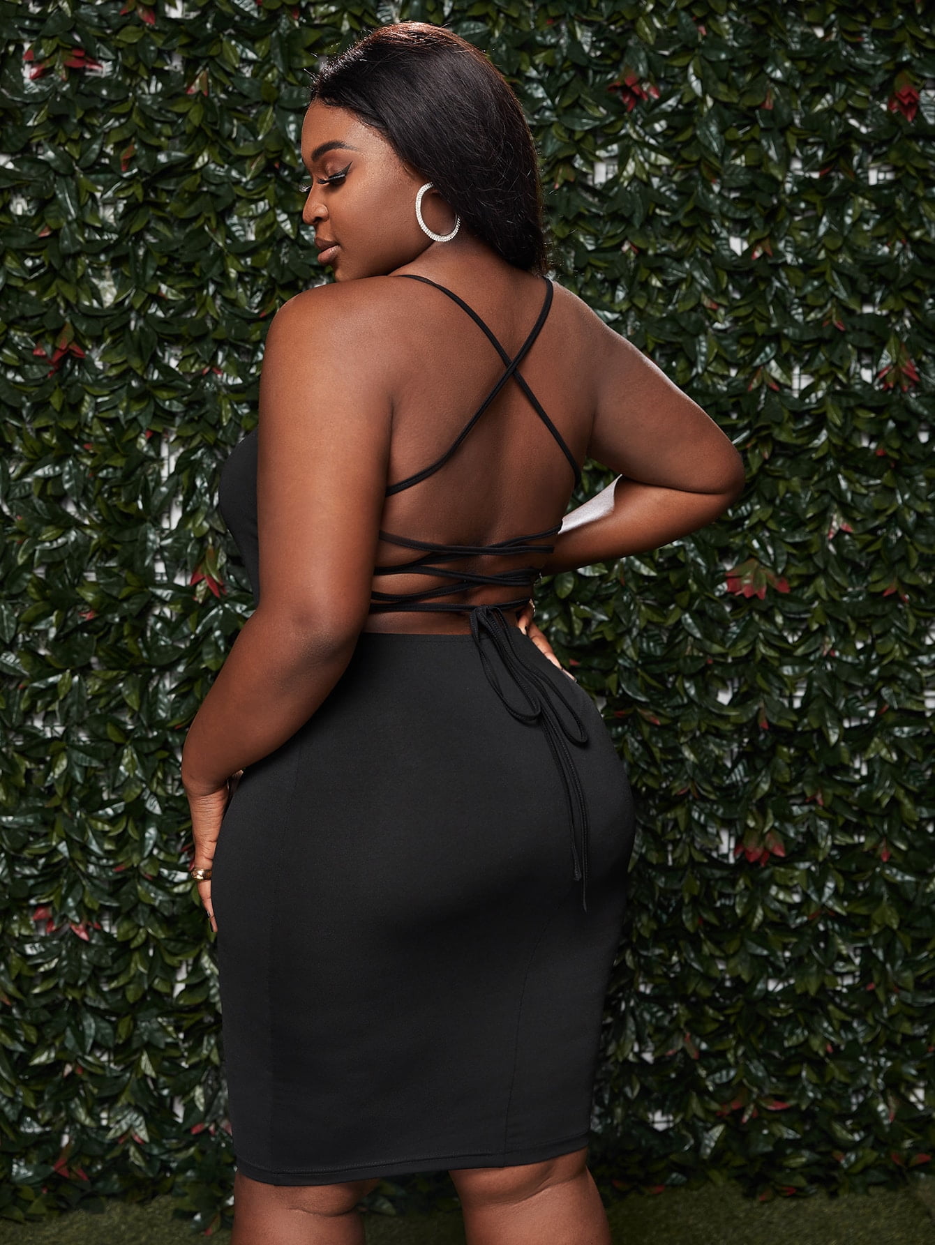 Backless Bodycon Dress 47786F32112 
