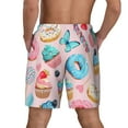 thumbnail image 4 of Fotbe Cupcakes and Donuts Men’s Swim Trunks Quick Dry Swim Shorts Board Shorts with Mesh Lining-3X-Large, 4 of 9