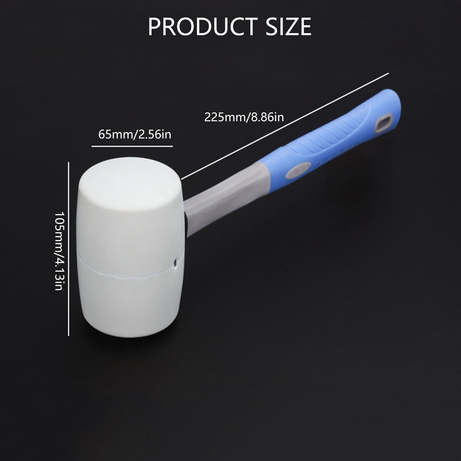 AntiSlip Installation Rubber Hammer For Floors And Ceramic Tiles Durability Rubber Mallets Tool