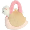 thumbnail image 3 of Aurora - Small White Fancy Pals - 7.5" Donut Snail - Fashionable Stuffed Animal, 3 of 5