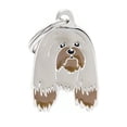 thumbnail image 2 of HEVIRGO Anti-Lost Pet Dogs ID Tag Collar Nameplate Pendant Key Chain Ring Bag Ornament,10#, 2 of 10