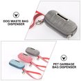 thumbnail image 2 of 2PCS Dispensadores de bolsas de basura para mascotas Bolsa de basura para mascotas Bolsas de almacenamiento Suministros para mascotas (gris), 2 of 8