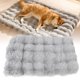 thumbnail image 5 of Almohadilla Mullida Para Perrera, Colchoneta Para Dormir De Felpa Espesa Para Perros Y Gatos, Suave Comodidad Para Mantener Caliente La Siesta, Cama Con Felpa De Burbujas Para, 5 of 7