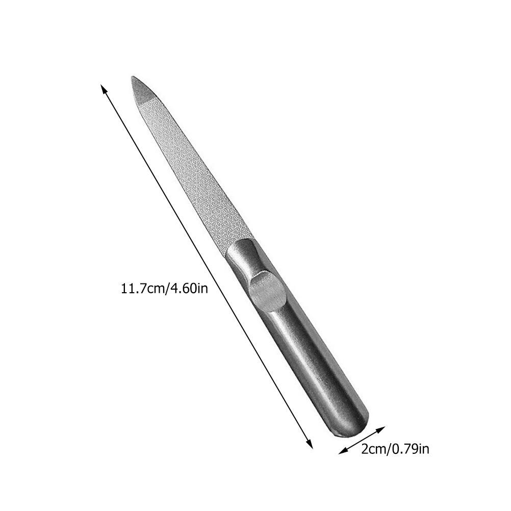 4PCS Reliable Nail Art Tool Stainless Steel Nail File Nail Trimmer (L