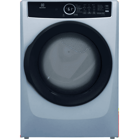 Electrolux 27 Inch Gas Dryer with 8.0 Cu. Ft. Capacity, Moisture Sensor, Reversible Door in Blue ELFG7437AG