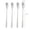 17cm Sliver, variant on PTSPLLMY Leeseph Coffee Spoons Set of 4, Stainless Steel Long Handle Espresso Stirring Spoons Dessert Teaspoons