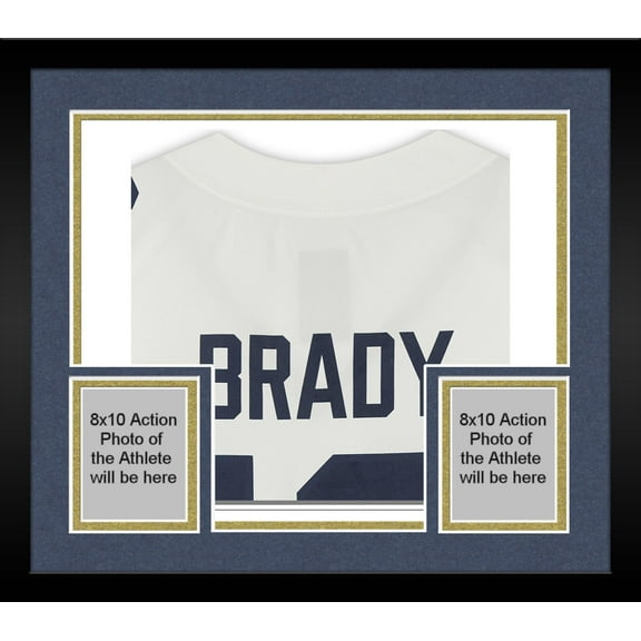 Tom Brady White Michigan Wolverines Autographed Nike Game Jersey