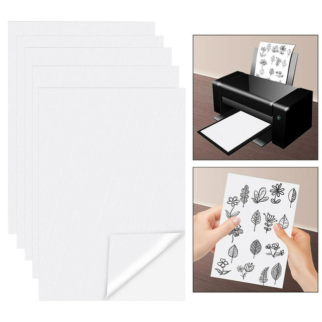 Parches de transferencia de estabilizador Soluble en agua imprimibles en , 5 piezas, estabilizador de lavado de papel para manteles, bolsos,